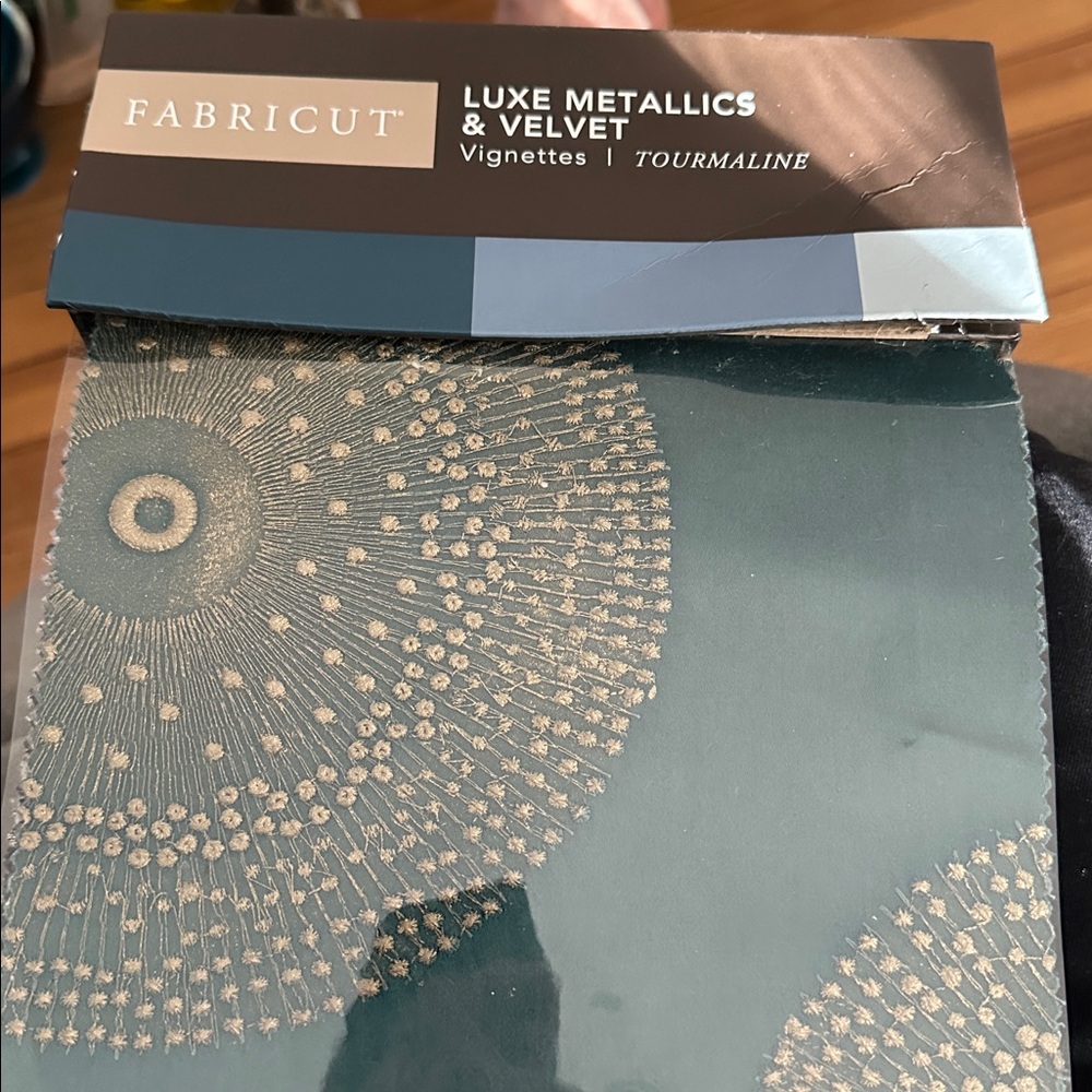RARE Fabricut Boutique Cotton Velvet Upholstery Fabric Sample Book #B1220